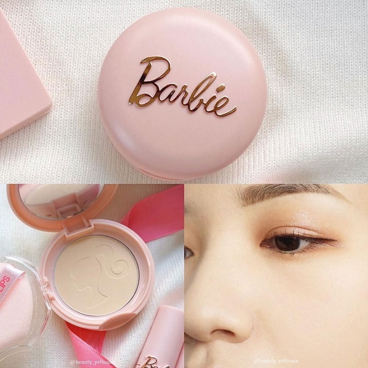 Phấn phủ dạng nén Eglips Barbie Blur Powder Pact 9g