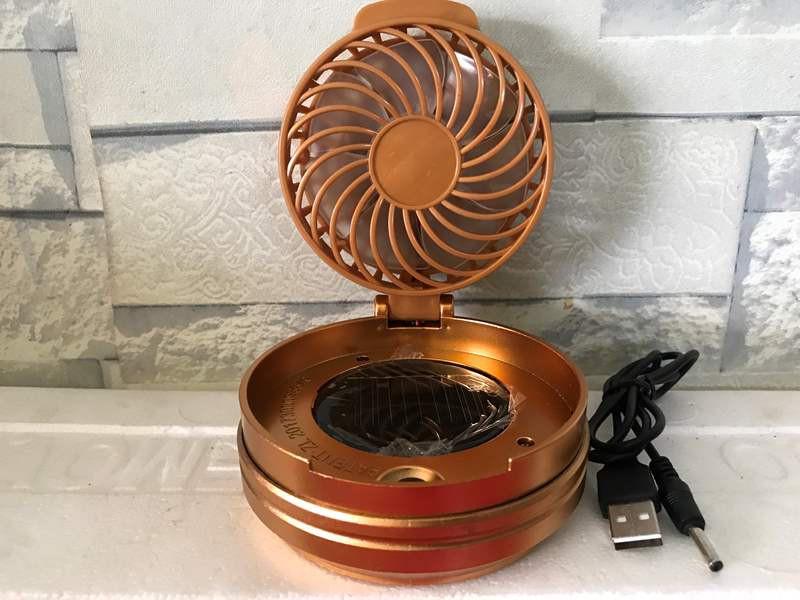 quạt cầm tay mini năng lượng mặt trời