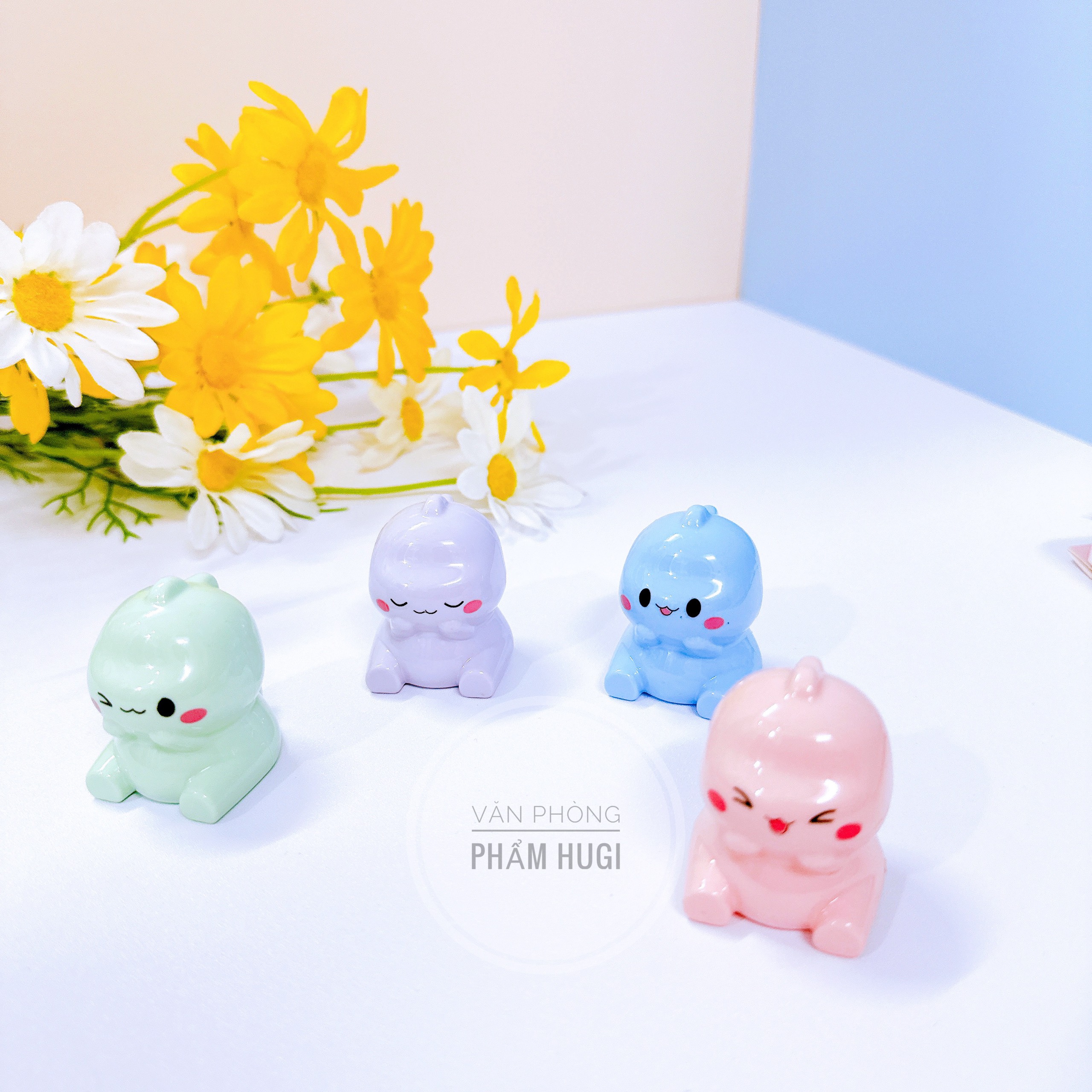2 PCs cute dinosaur pencil sharpener