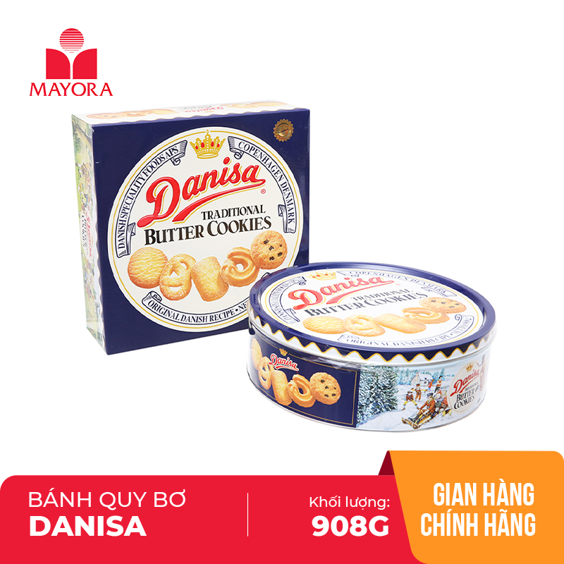 BÁNH QUY BƠ DANISA 908G