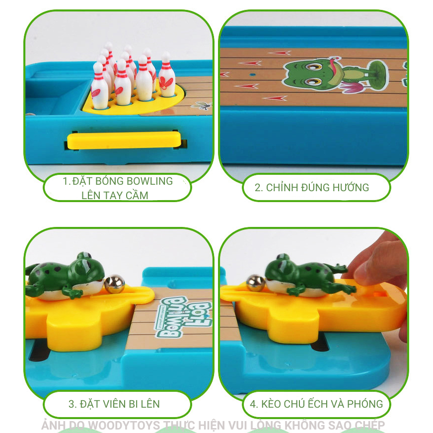 Bộ đồ chơi Bowling Ếch cho trẻ em