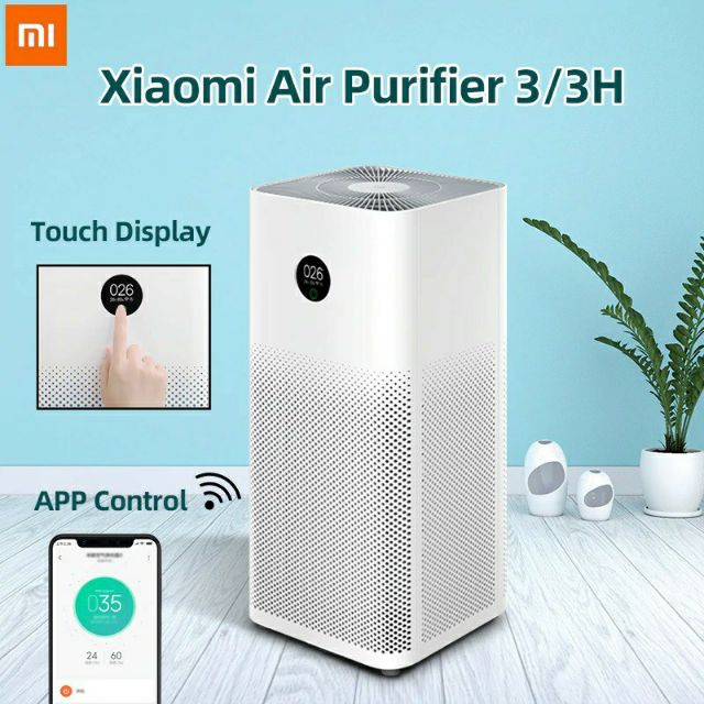 Máy lọc không khí Xiaomi Mi Air Purifier 3H Quốc Tế - Hàng Chính Hãng