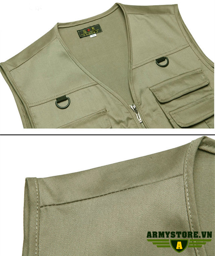 [HCM]Áo gile lính ARM-836