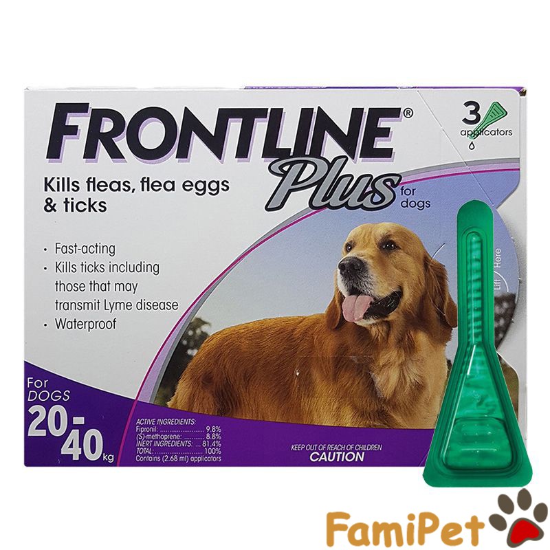 Nhỏ Gáy Trị Ve Rận Cho Chó Frontline Plus - (1 tuýp)
