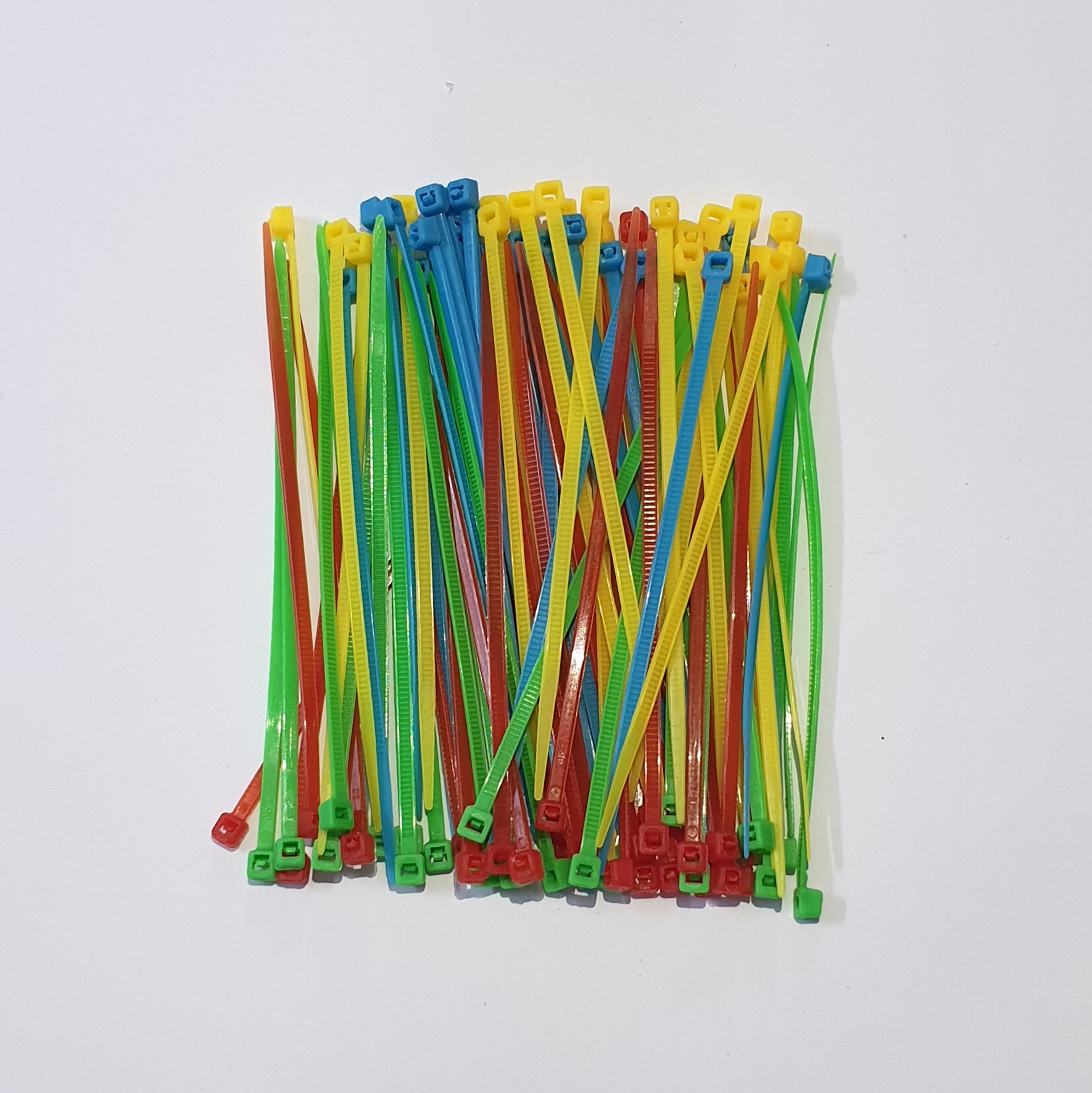 Gói 100 sợi dây rút nhựa dây thích nhựa nhiều màu 10cm 15cm