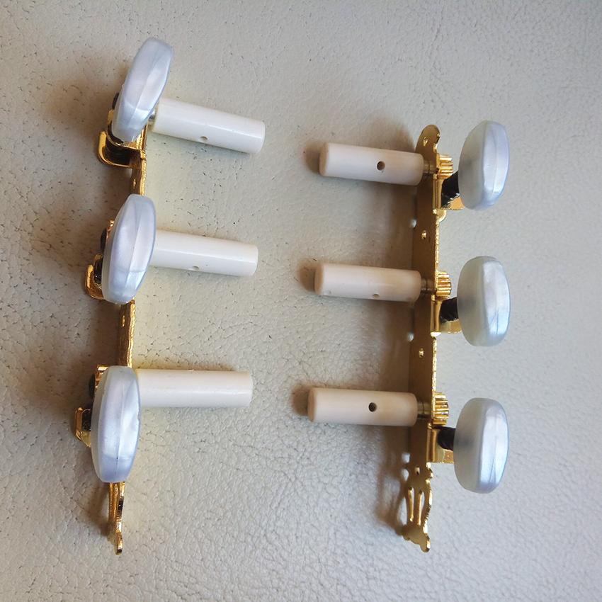 Bộ khóa đàn guitar Classic bằng sắt mạ màu vàng gold - Machine heads guitar Classic - Duy Guitar Store phụ kiện nhạc cụ đàn ghita