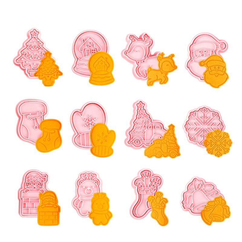 KHUÔN NHẤN COOKIE CUTTERS NOEL XINH XẮN