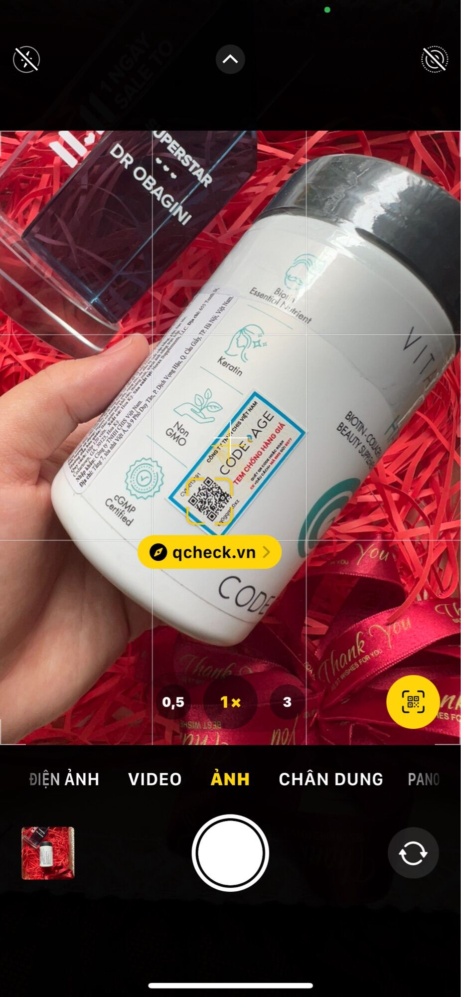 [CHÍNH HÃNG] CODEAGE viên tóc HAIR VITAMINS giảm rụng và nuôi dưỡng tóc chắc khỏe - DR OBAGINI