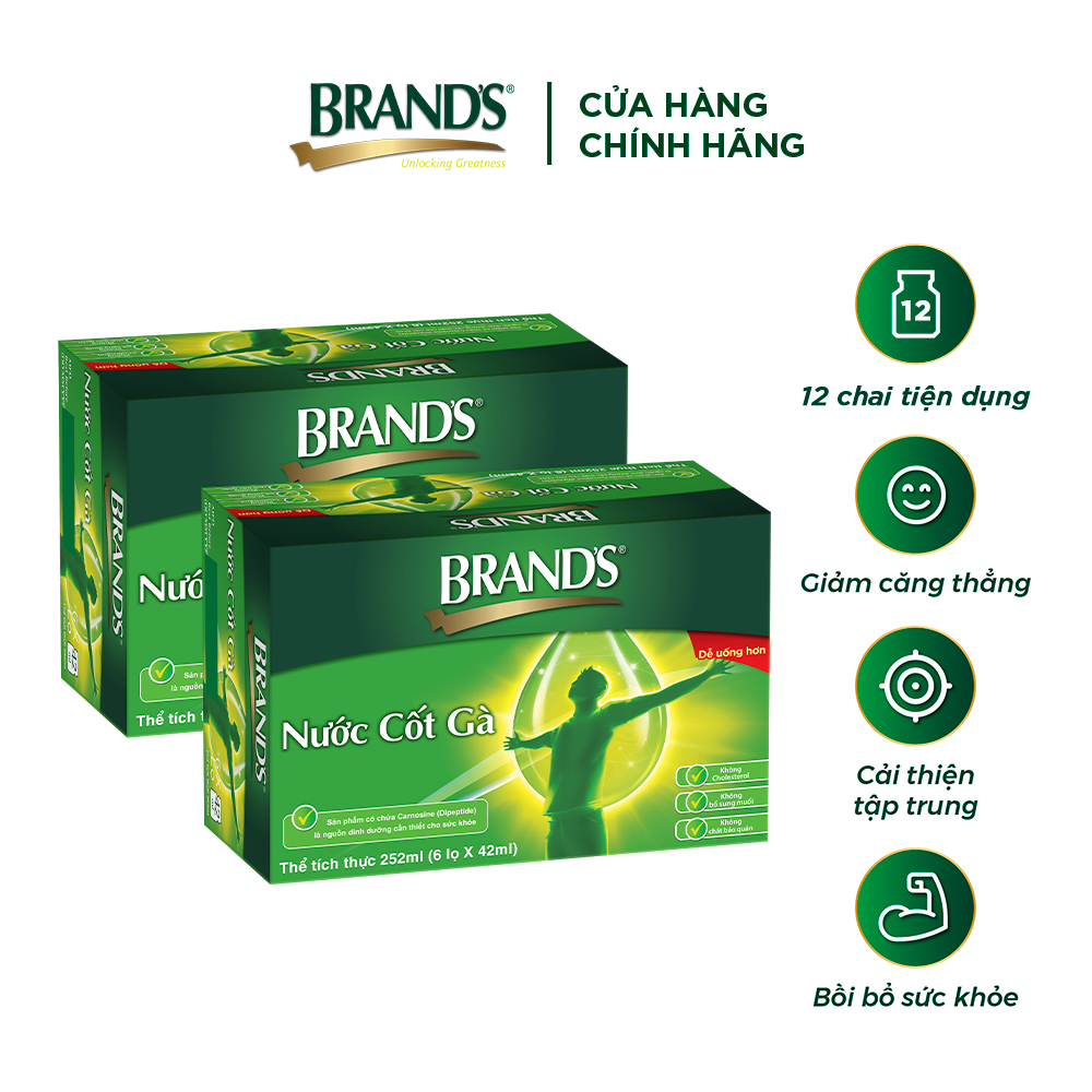 [2-Hour Delivery] Combo of 2 Brand's Chicken Broth Traditional Flavor