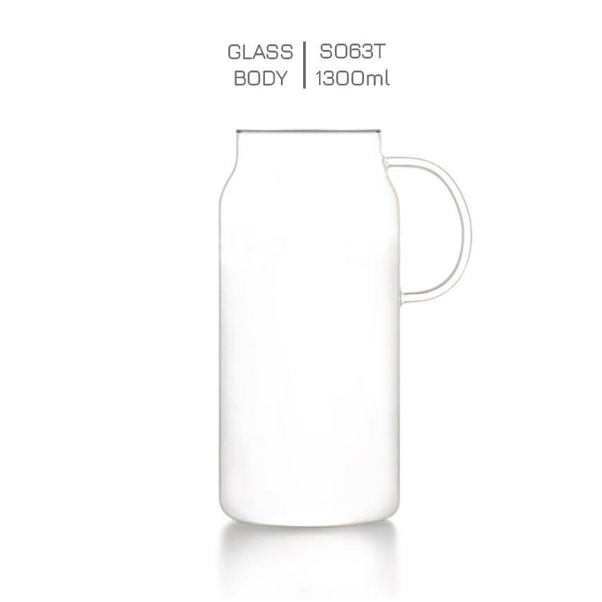 Phụ Kiện :  Thân Bình Thủy Tinh S063T - 1300ml (Dùng thay thế cho bình S063 )