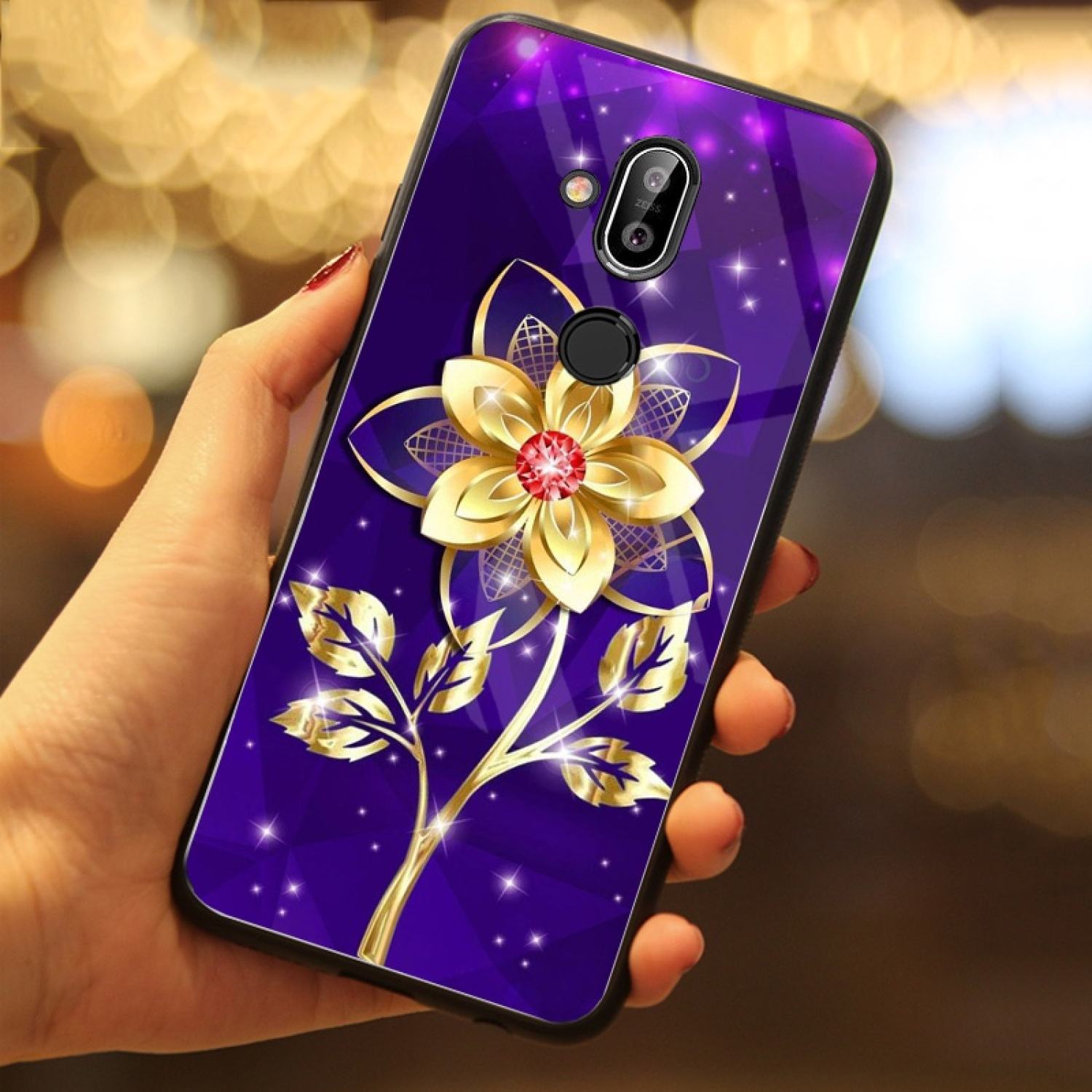 Ốp Lưng KÍNH BÓNG NOKIA 8.1 PHIÊN BẢN MỚI