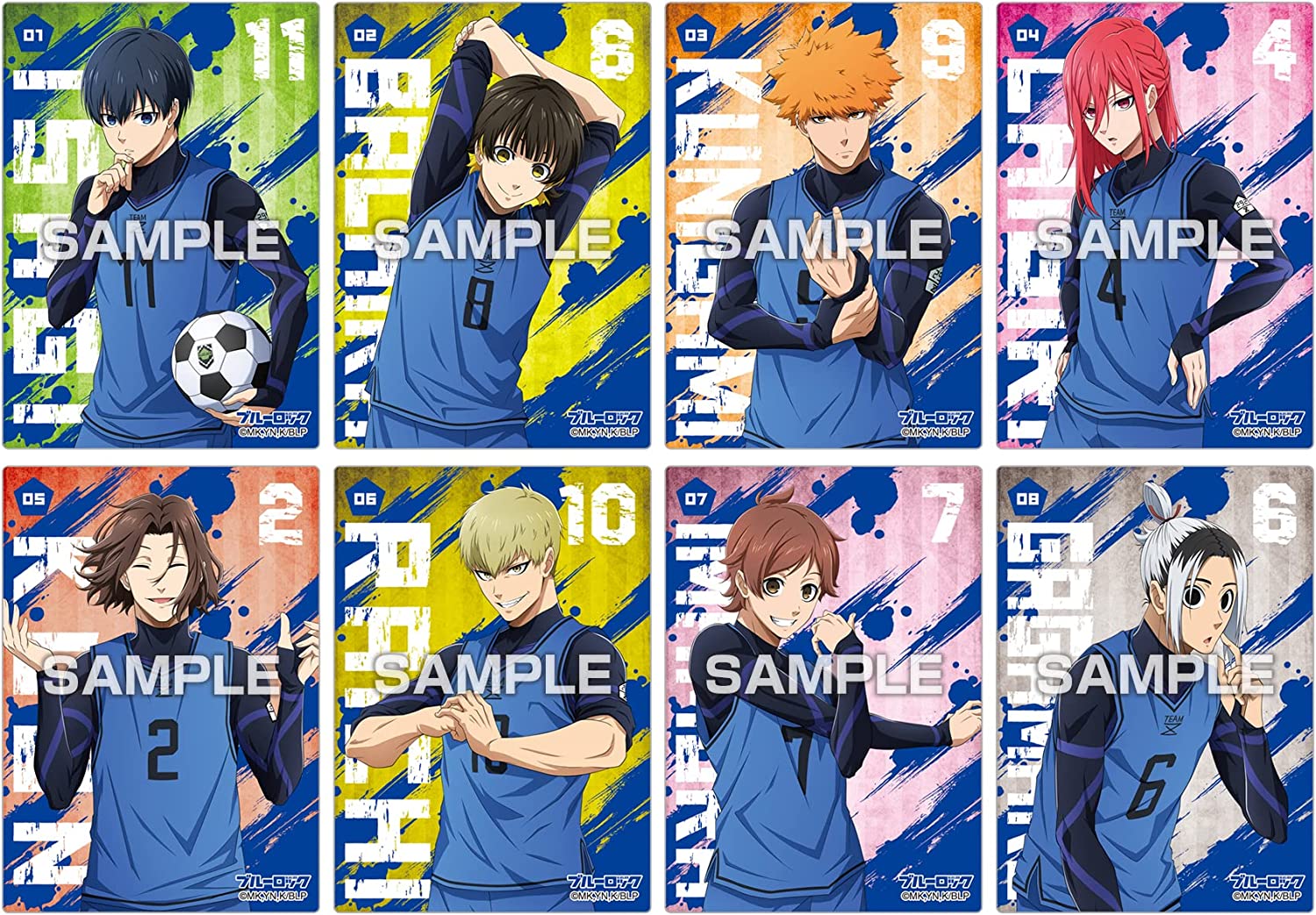 Blue Lock gói thẻ nhân phẩm Clear Card Collection