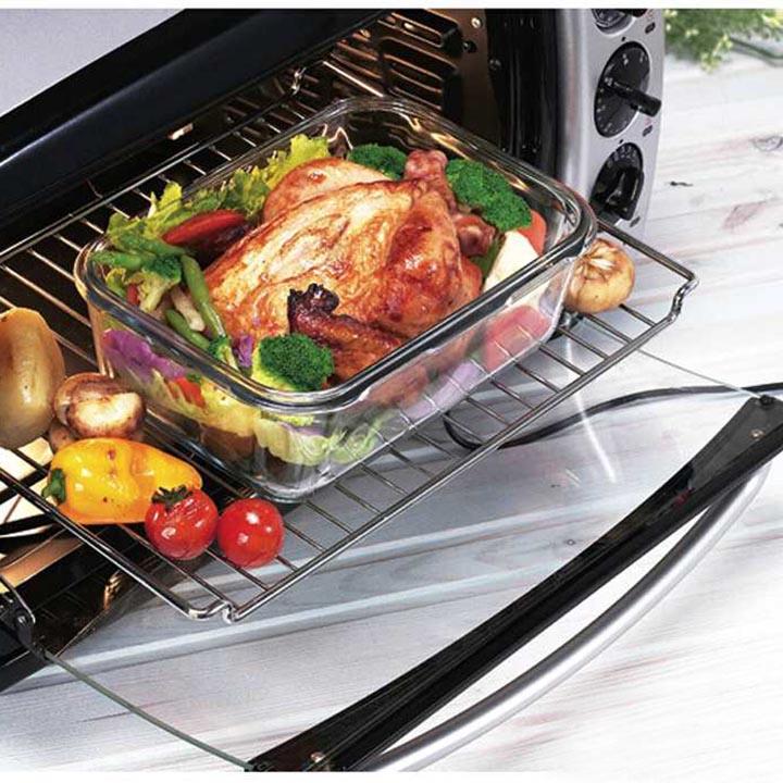 Thố thủy tinh vuông Lock&Lock LLG214 500ml
