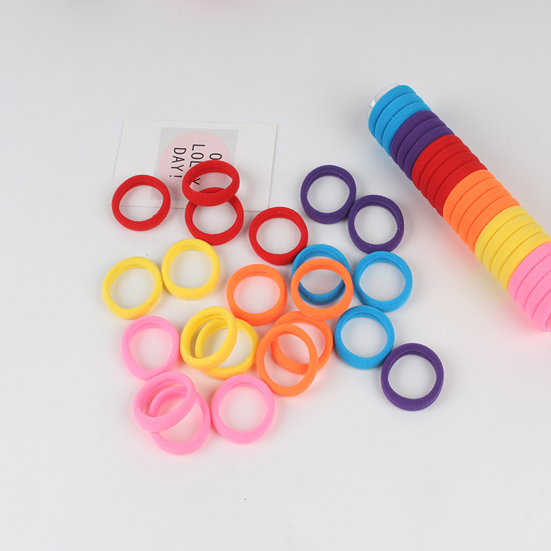 Hộp 66 Cái Thun Cột Tóc Size Nhỏ, Cột Tóc Size nhỏ