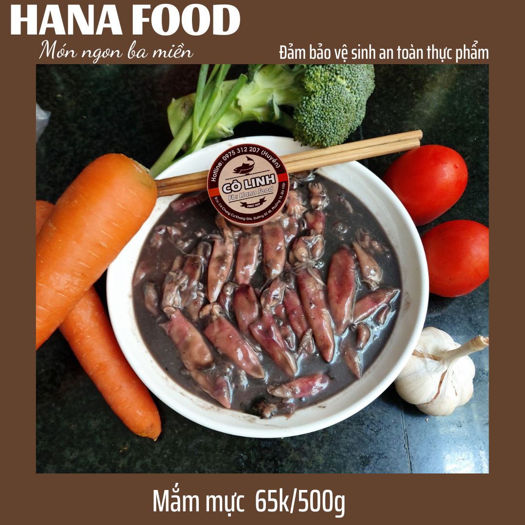 Mắm mực nguyên chất 500gr