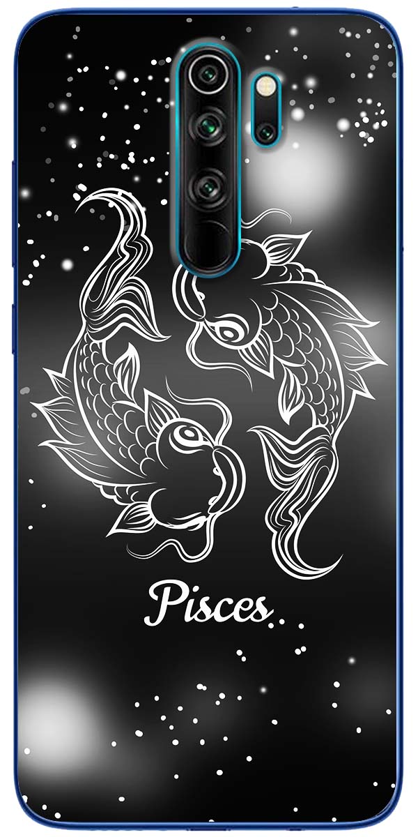 [HCM]Ốp lưng dành cho Xiaomi Redmi Note 5, Redmi Note 6, Redmi Note 7, Redmi Note 8, 8 Pro, Redmi Note 9, 9S, 9 Pro mẫu Cung hoàng đạo Pisces (đen)