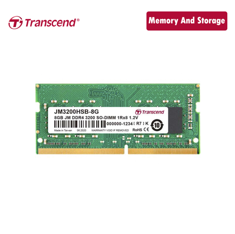 Bảng giá Ram Transcend DDR4 8GB 3200Mhz SO-DIMM chính hãng Phong Vũ
