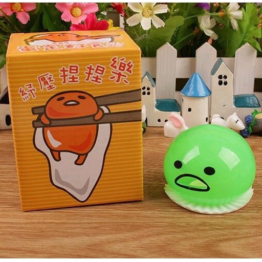 Trứng Lười Gudetama bóp trút giận xả stress giải tỏa căng thẳng đàn hồi mềm mịn