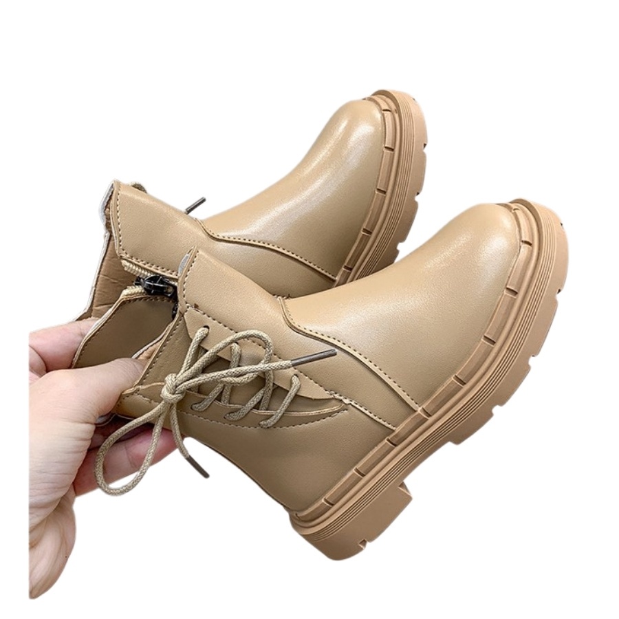 Boot Da Trẻ Em Giày Bốt Kiểu Dáng Hàn Quốc Sang Chảnh Cho Bé Hot Hit