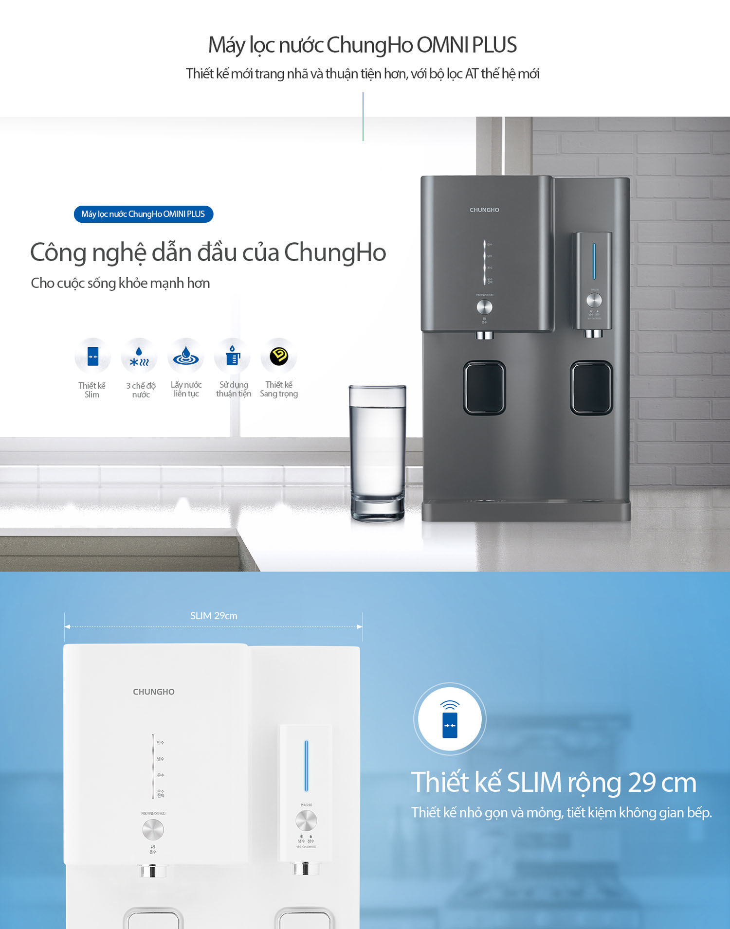 Máy lọc nước ChungHo OMNI CHP-4030D