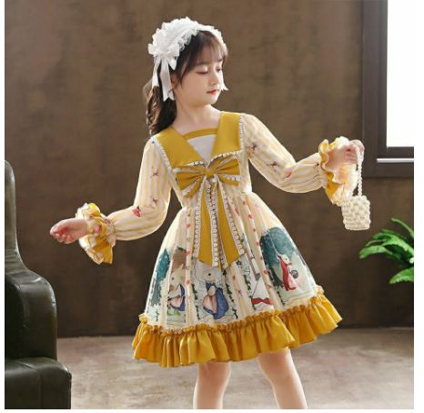 Đầm Công Chúa lolita Dễ Thương Cho Bé