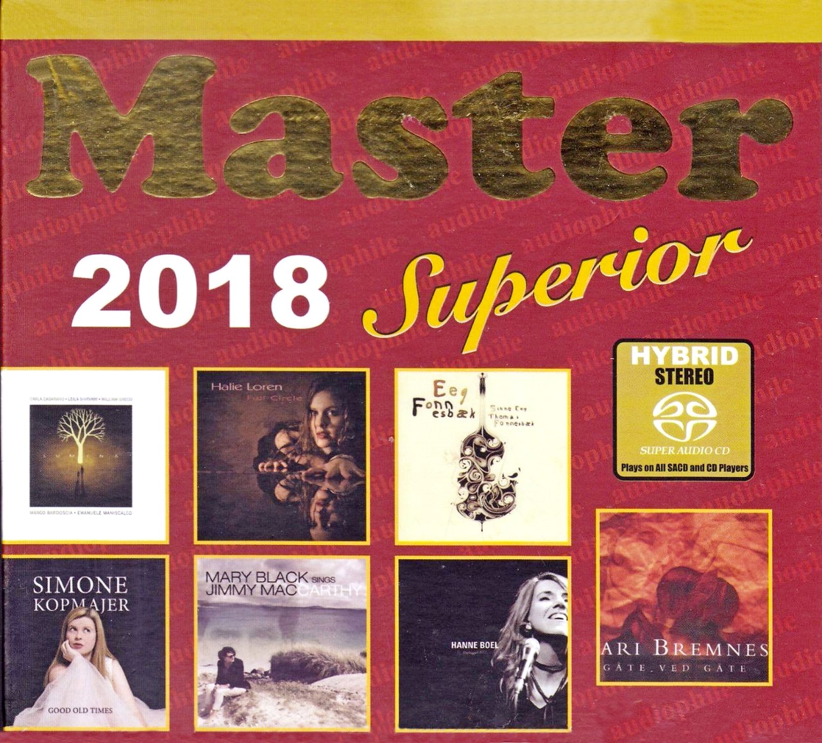 Bộ 6 đĩa cd nhạc Master Superior Audiophile 2017 - 2022