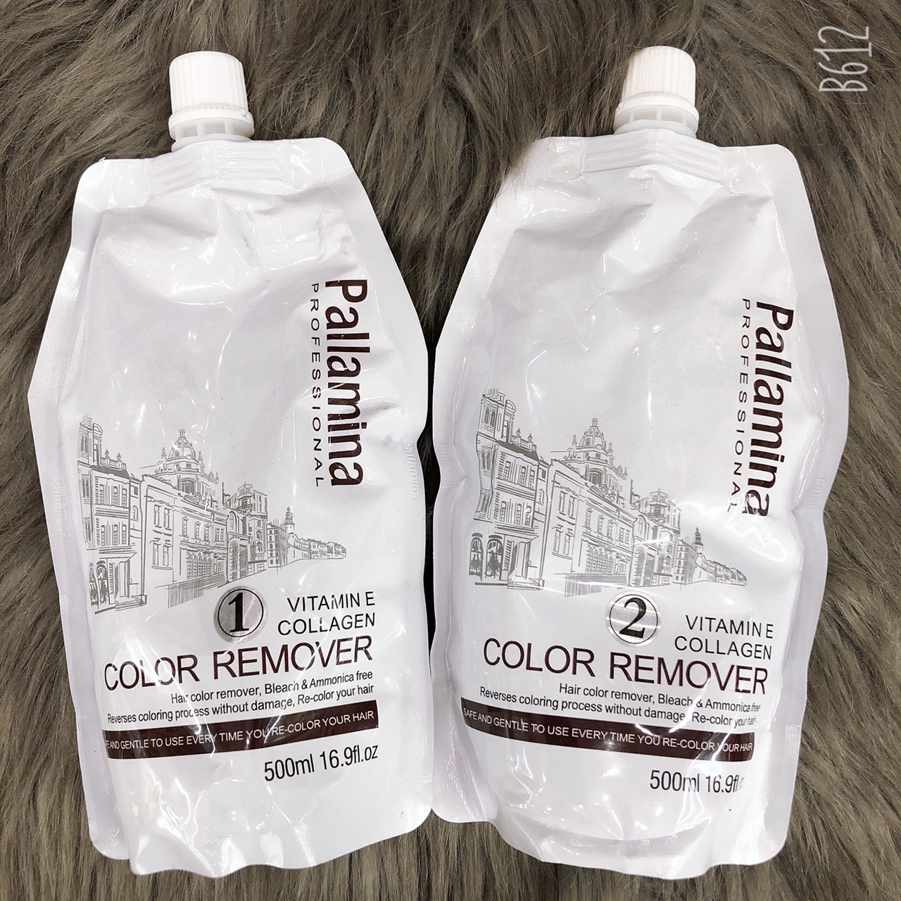 Kem bóc màu đỏ , đen cho tóc Pallamina Color Remover 500ml