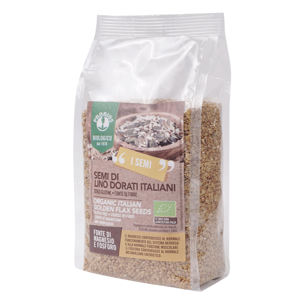 Hạt lanh hữu cơ (Probios Organic Flax Seeds) - 500gr