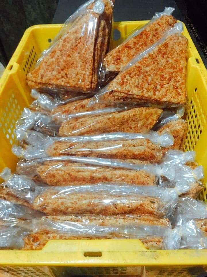 ( 10 bịch) Bánh Tráng Sate Khô Bò