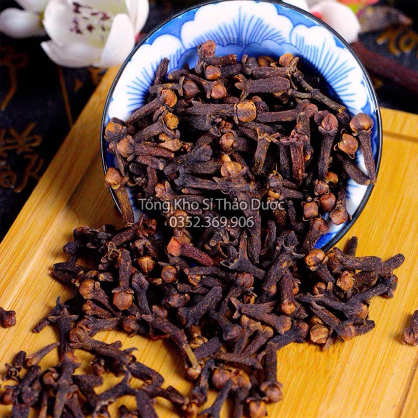 Nụ đinh hương 1kg, đinh hương khô, nụ to,  thơm, gia vị nấu phở, lẩu, mai quế lộ, xông nhà