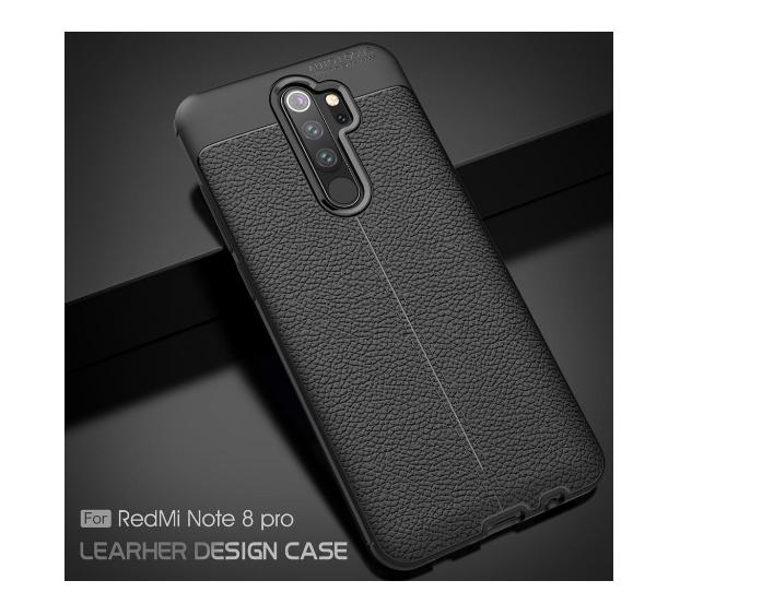 Ốp lung silicon dẻo vân da cho Xiaomi Redmi Note 8