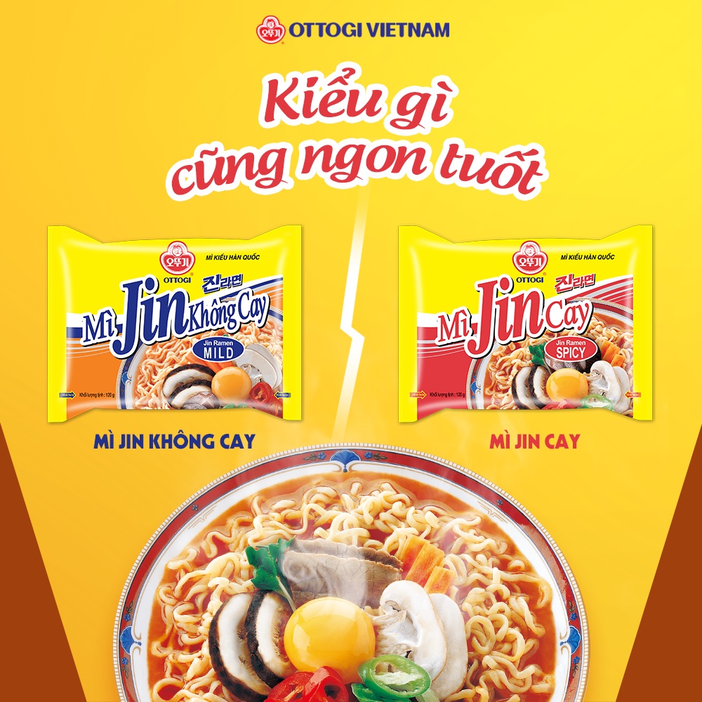 Mì Jin Không Cay Ottogi 120G