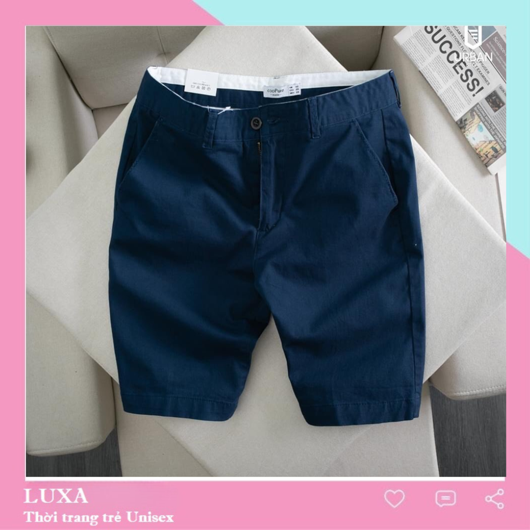 QUẦN SHORT NAM KAKI CO GIÃN NHẸ