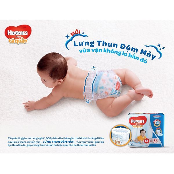 [Date 09/2023] Tã quần Huggies M 74 miếng, M74