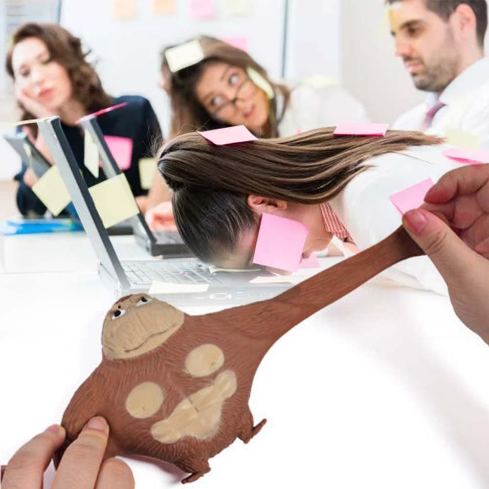 Simulation Gorilla Ape Stretchy Squishy Antistress Squeeze Elastic Monkey Toy