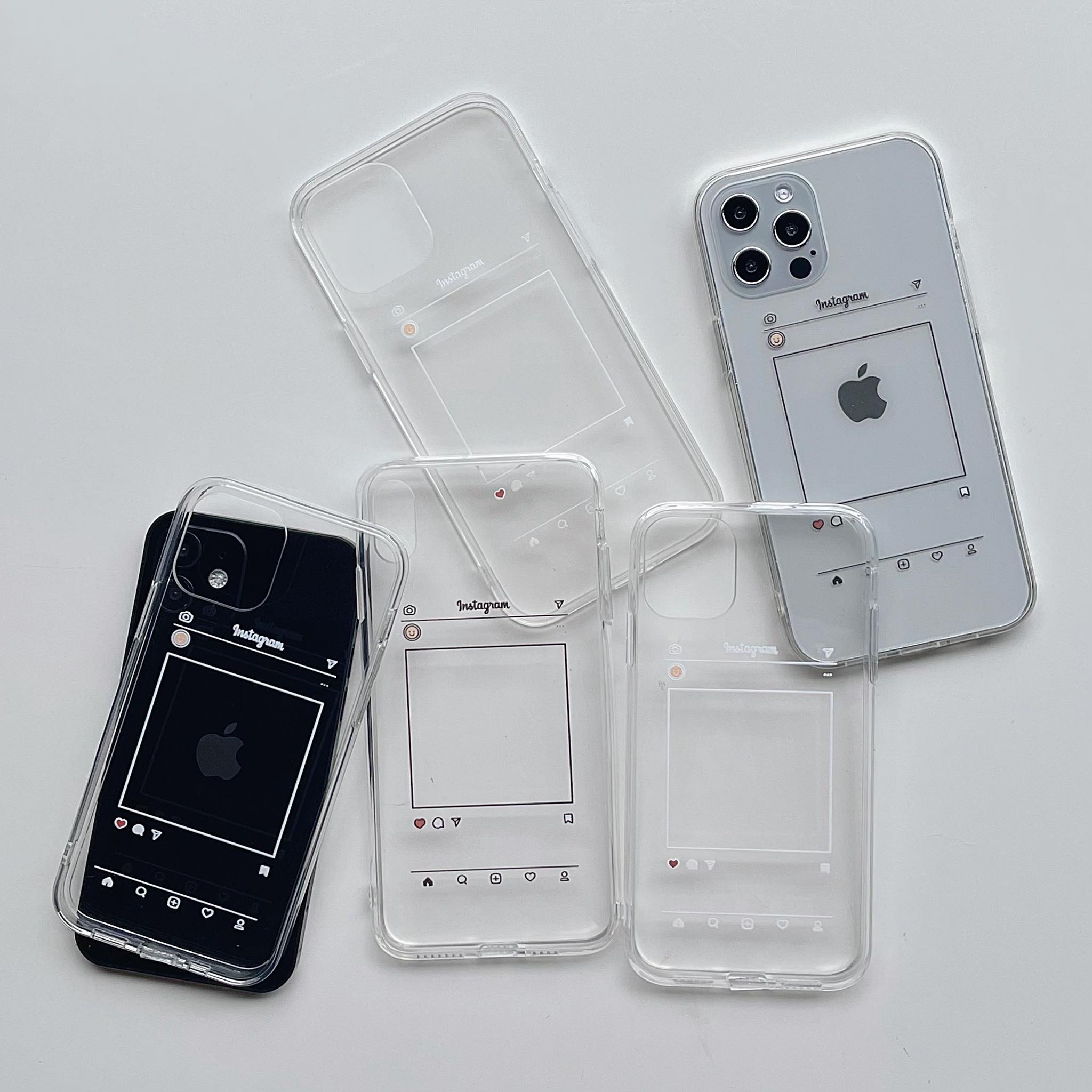 Ốp Iphone full viền khung Instagram lồng ảnh