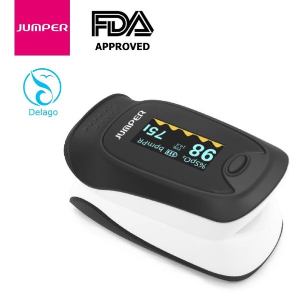 Giá bán [Chính hãng] Máy đo nồng độ oxy spo2 Jumper JPD 500D (FDA Approved)