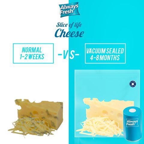 Máy hút chân không thực phẩm always fresh tặng túi