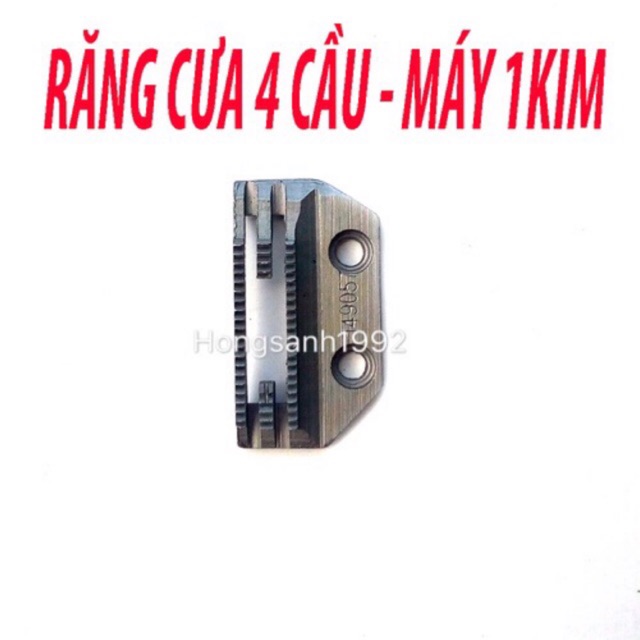 Răng cưa 4 cầu máy 1 kim công nghiệp