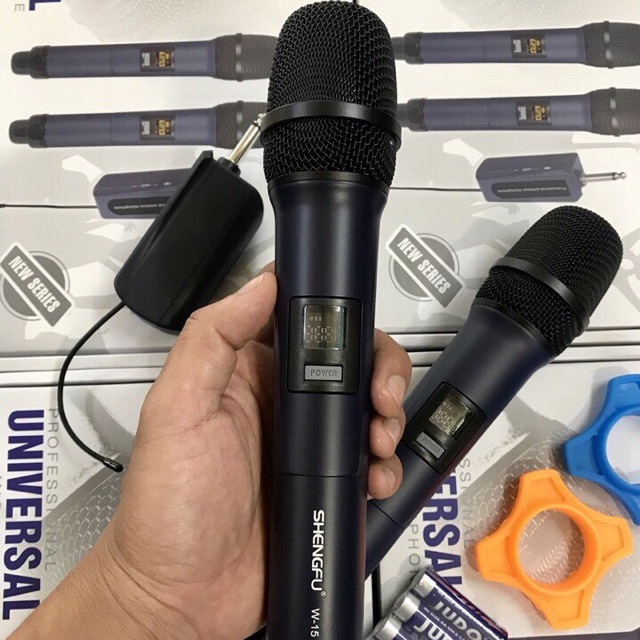 MICRO KHÔNG ĐÂY ĐA NĂNG SHENGFU W15 ( 2 TAY MICRO)