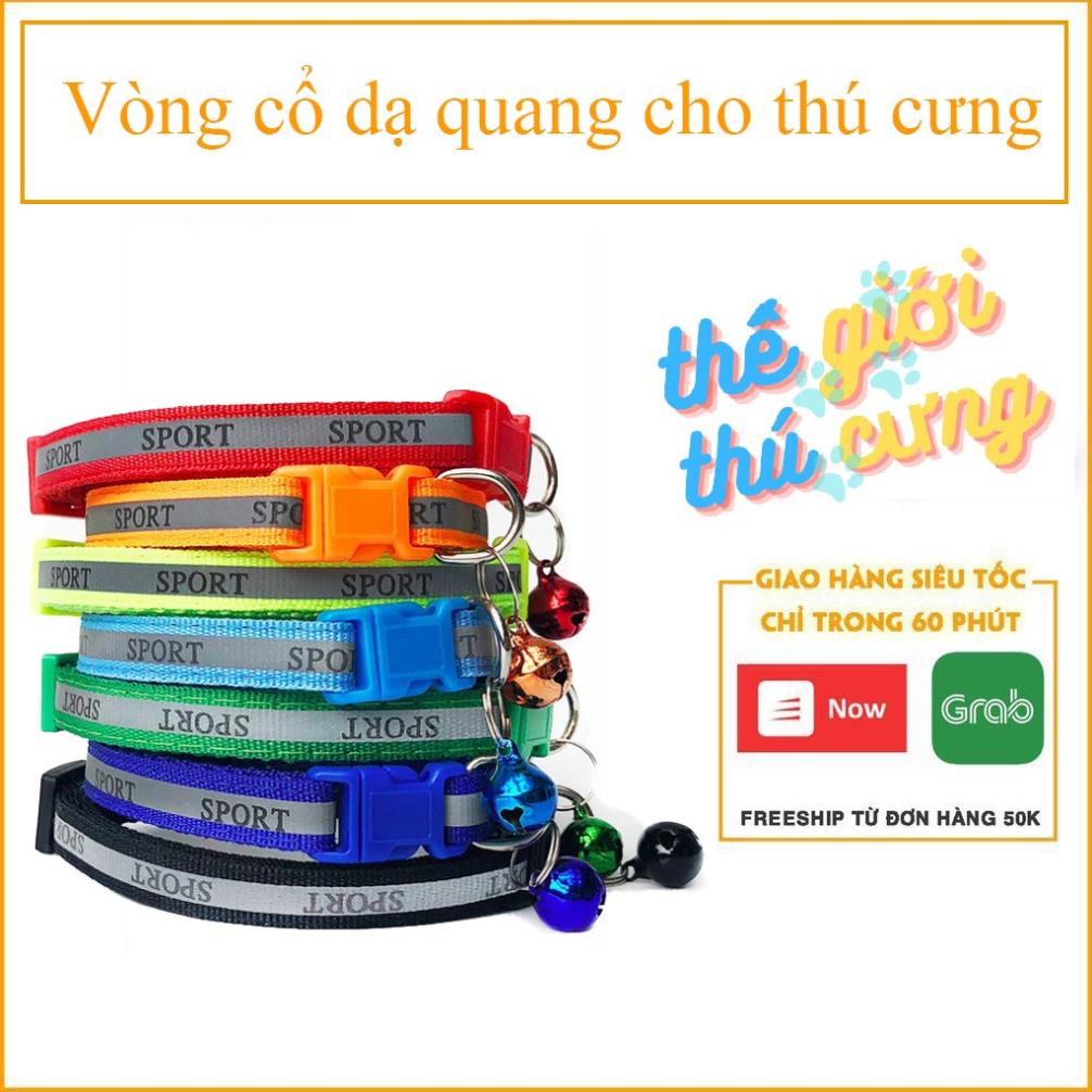 Vòng cổ dạ quang cho thú cưng