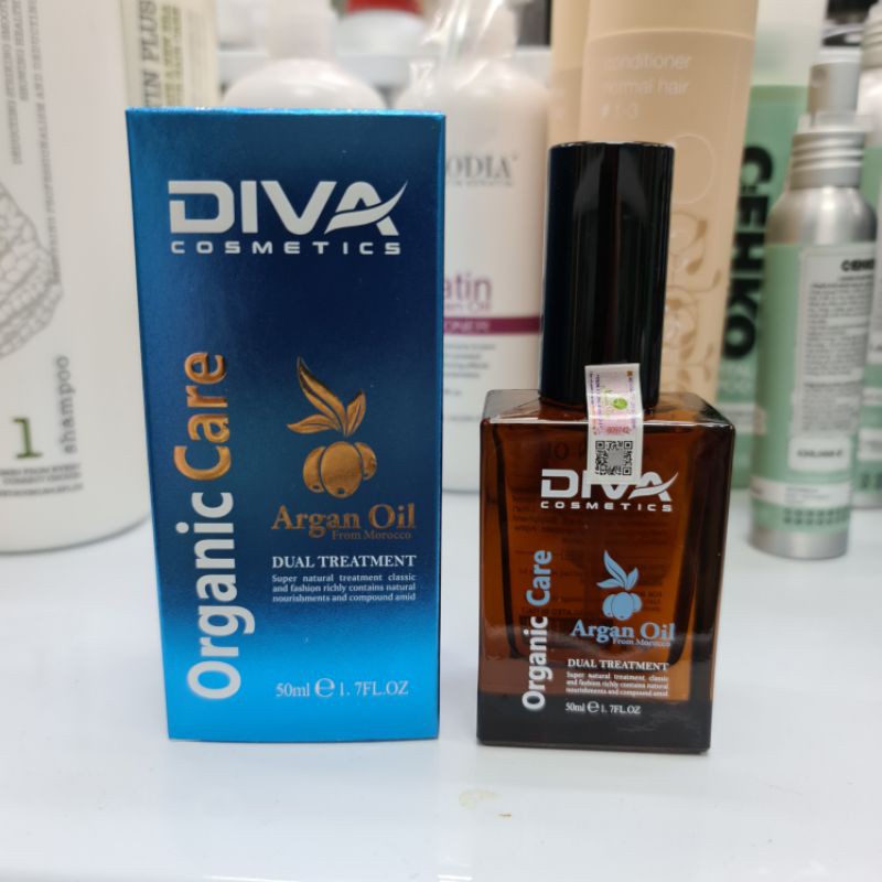 [Hoàn Tiền 15%] Tinh Dầu Dưỡng Tóc & Da DIVA Argan Oil 50ml