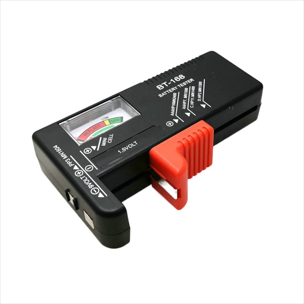 RFHFHTRE Consumer Electronics Meter Indicate Volt Tester Volt Checker for AA AAA Button Cell Battery Capacity Tester Digital Battery Tester Battery Tester BT168 Battery Tester
