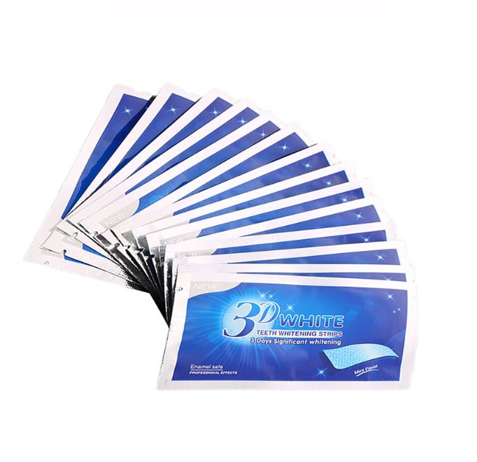Miếng Dán Trắng Răng 3D White Teeth Whitening Strip 1 hộp 7 miếng