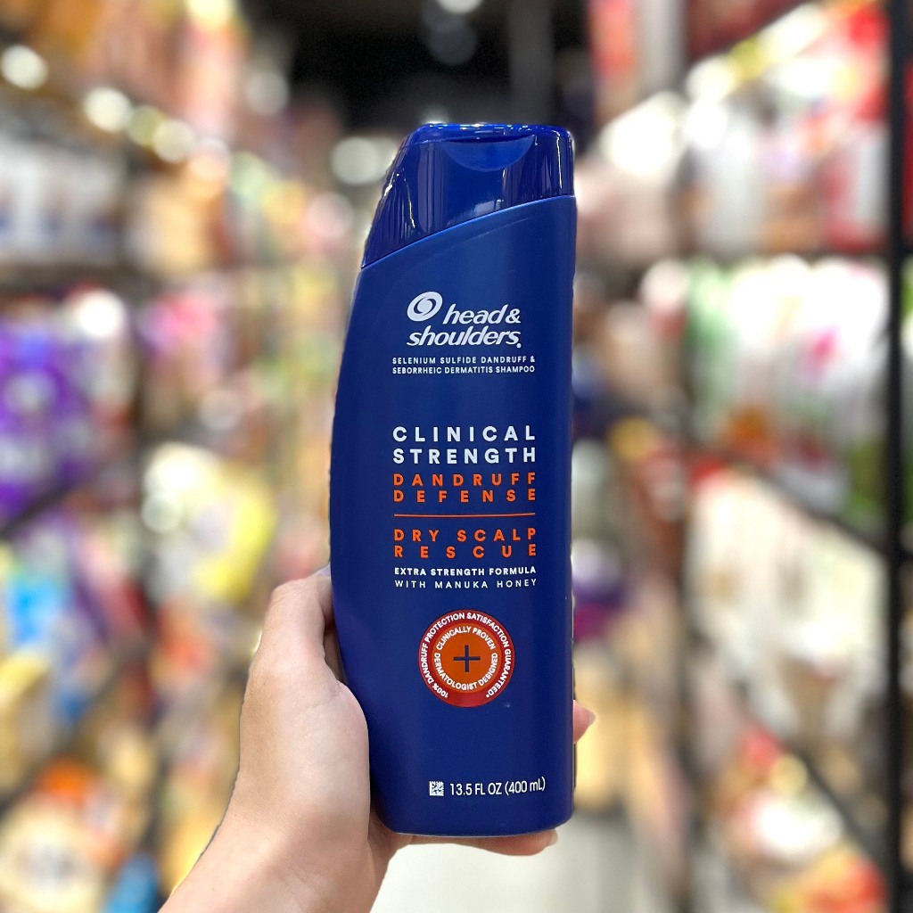 Hàng nhập mỹ - head cam dầu gội ngăn ngừa gàu head & shoulders clinical strength 400ml