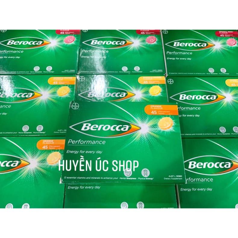 Viên C sủi bổ sung Vitamin Berocca Performance 45V