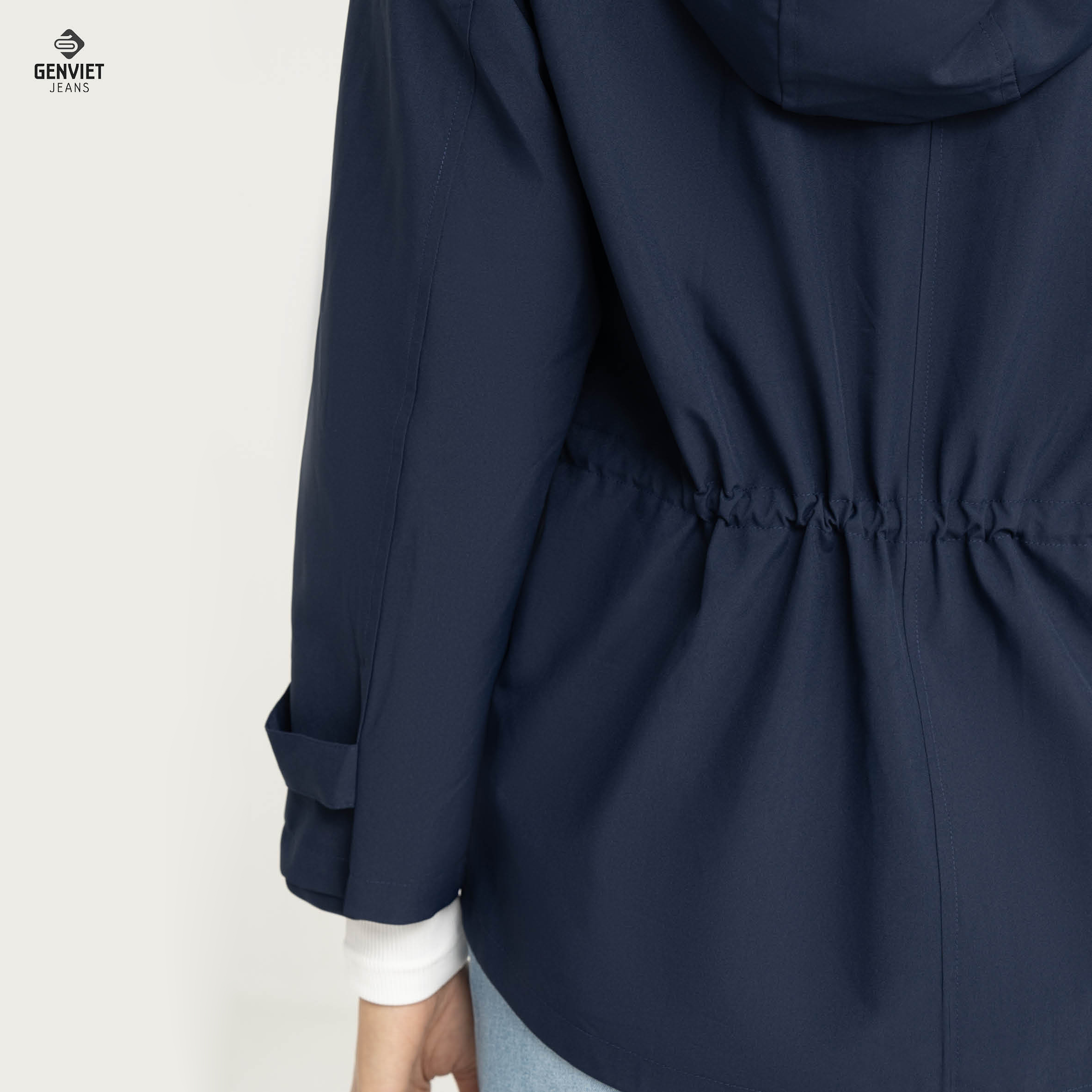 Áo Khoác Gió Parka Nữ GENVIET Cản Gió Cản Nước TK130G8024