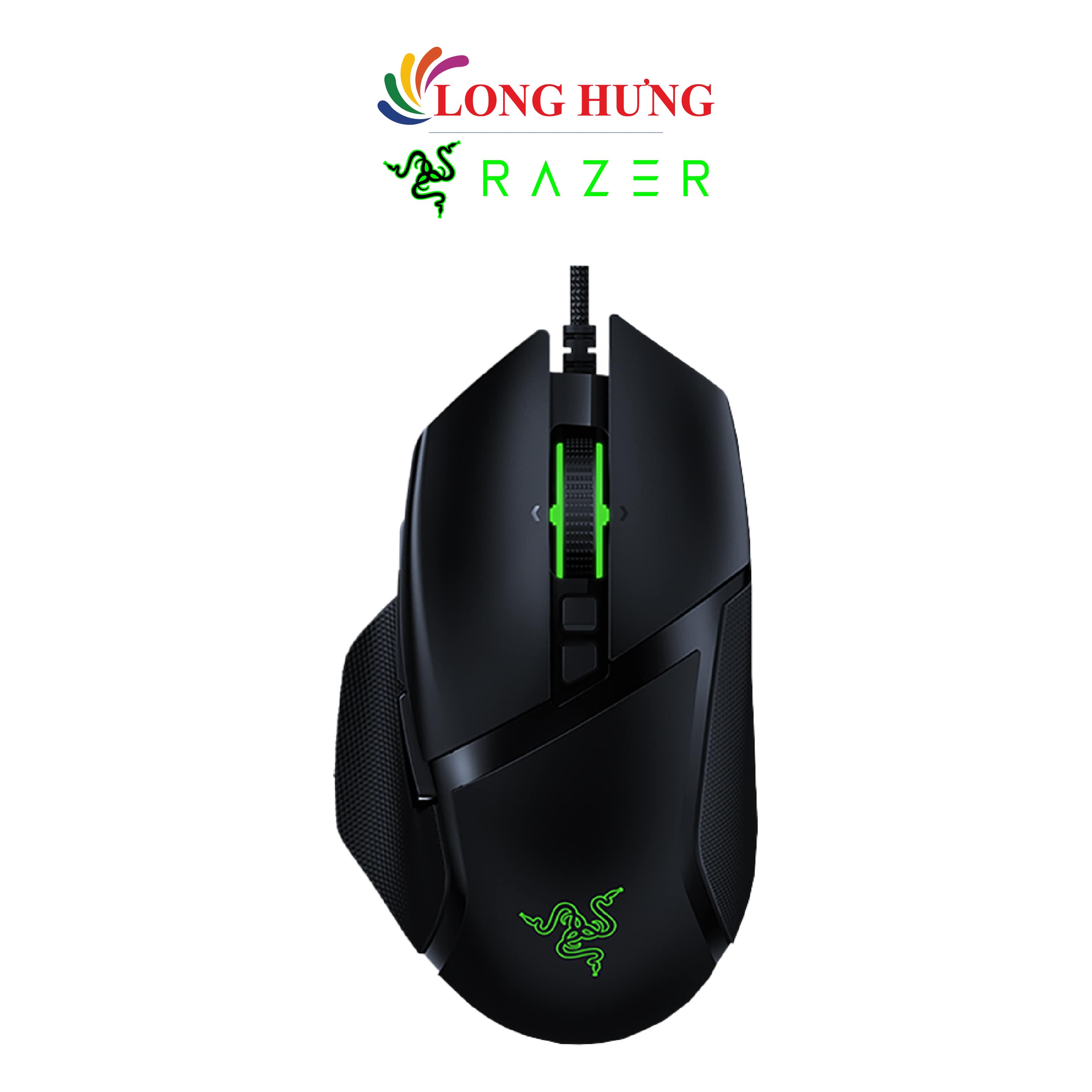Chuột có dây gaming razer basilisk v3 rz01-04000100-r3m1 - hàng chính hãng - 3 chế độ cuộn thông minh, đậm chất gaming