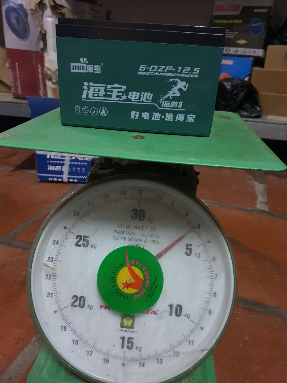 ắc quy 12v bộ 4 bình 48V 12.5Ah