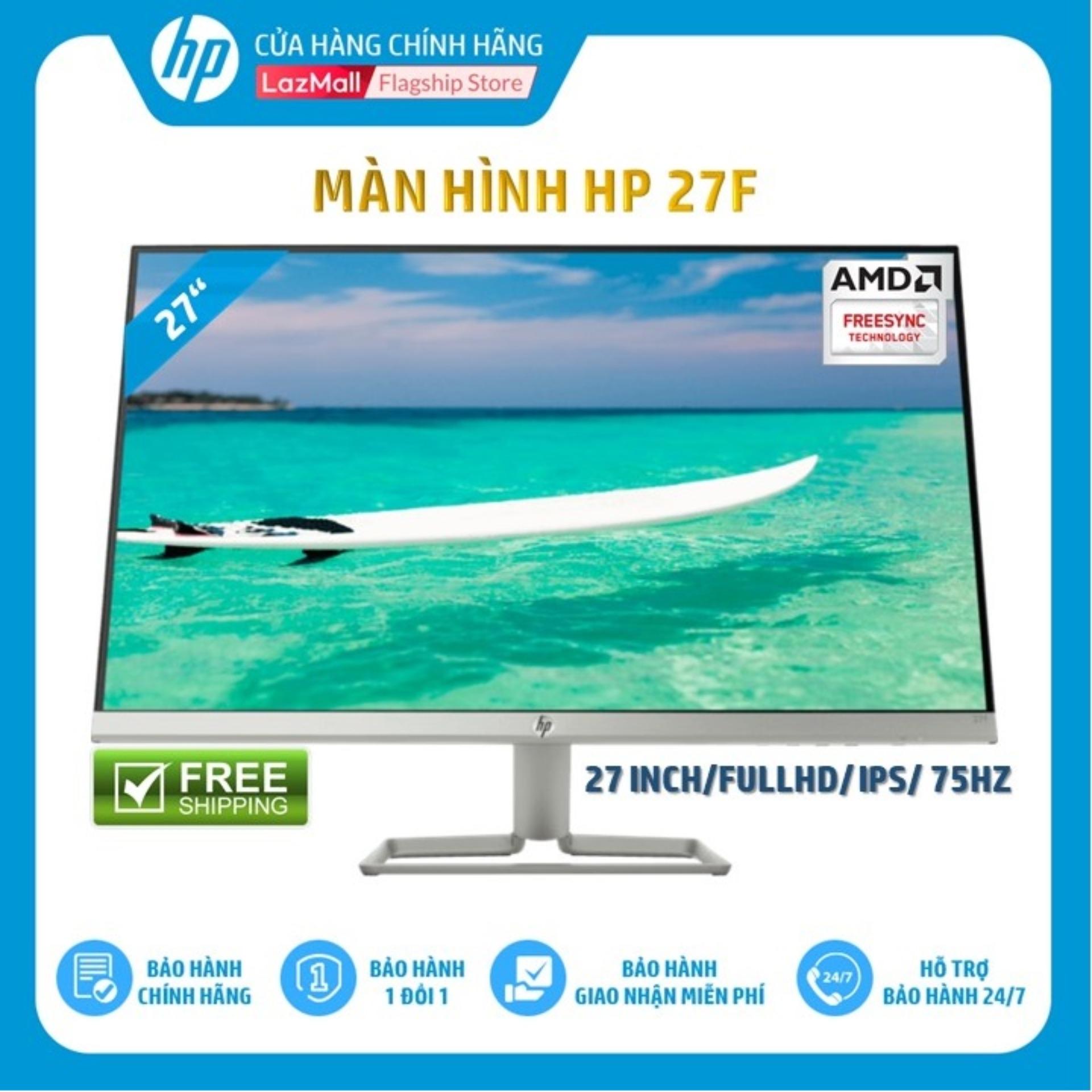 Màn hình HP 27f (27 Inch/FULLHD/75Hz/5Ms/IPS/3AL61AA) - Hàng Chính Hãng